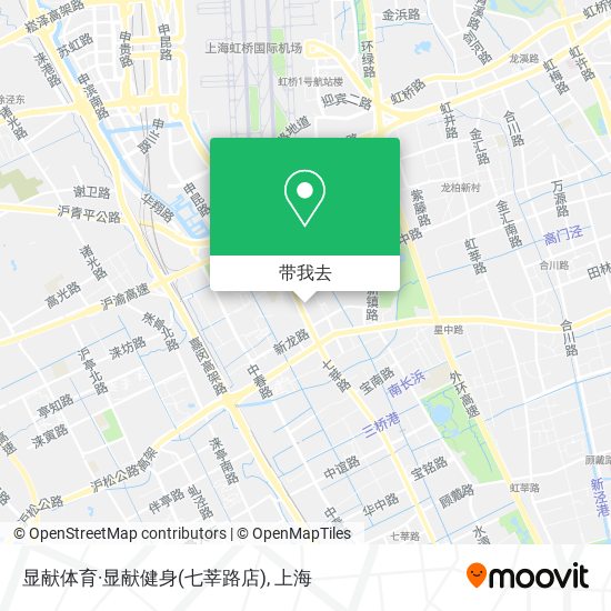 显献体育·显献健身(七莘路店)地图