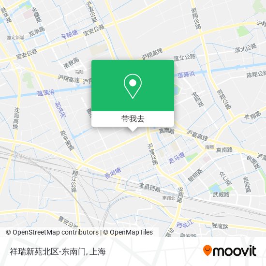 祥瑞新苑北区-东南门地图