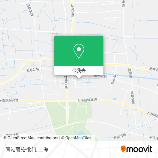 青港丽苑-北门地图