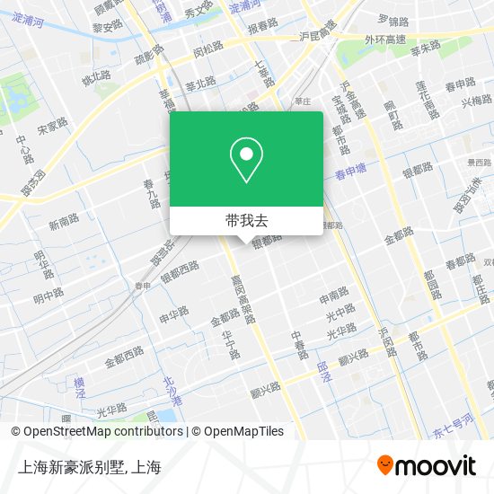 上海新豪派别墅地图