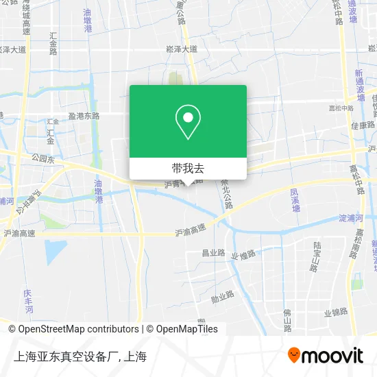 上海亚东真空设备厂地图