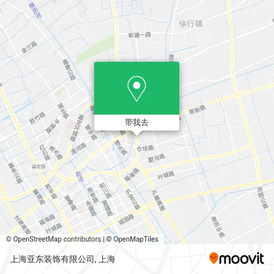 上海亚东装饰有限公司地图