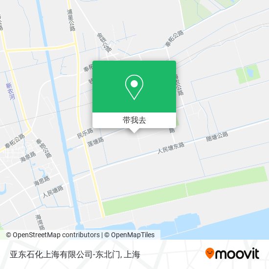 亚东石化上海有限公司-东北门地图