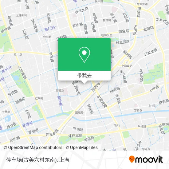 停车场(古美六村东南)地图