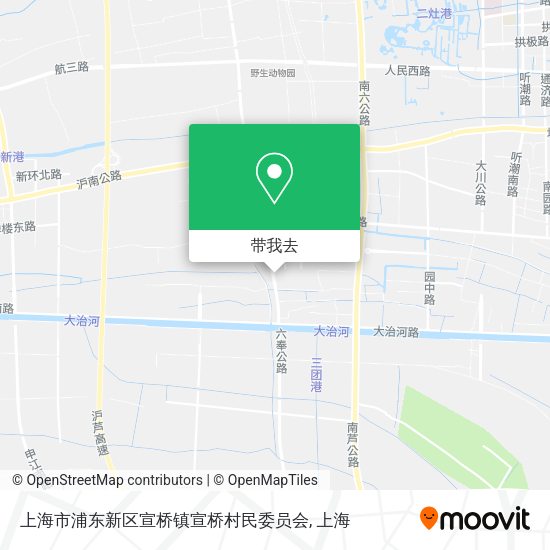 上海市浦东新区宣桥镇宣桥村民委员会地图