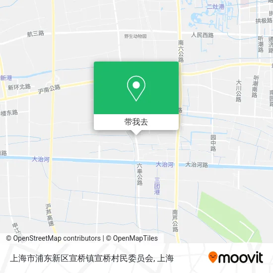 上海市浦东新区宣桥镇宣桥村民委员会地图