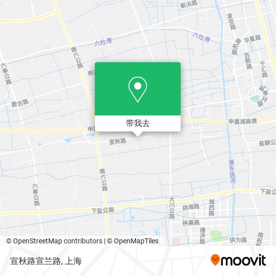 宣秋路宣兰路地图