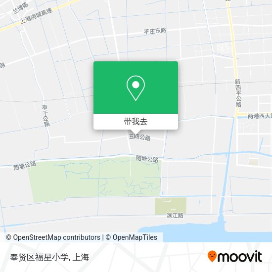 奉贤区福星小学地图