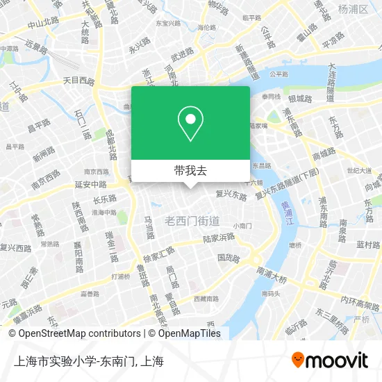 上海市实验小学-东南门地图