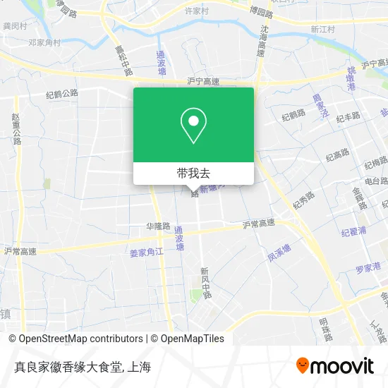 真良家徽香缘大食堂地图