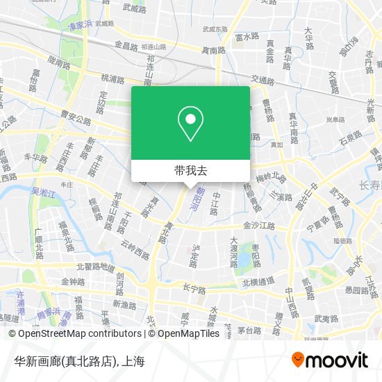 华新画廊(真北路店)地图