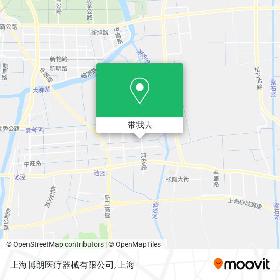 上海博朗医疗器械有限公司地图