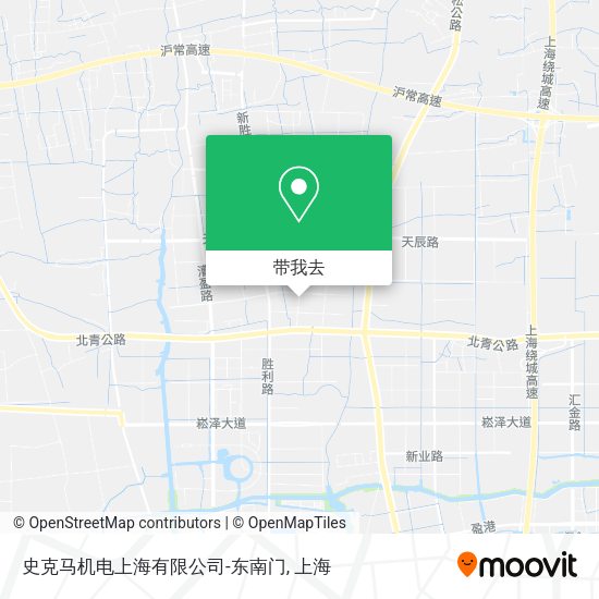 史克马机电上海有限公司-东南门地图