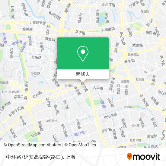 中环路/延安高架路(路口)地图