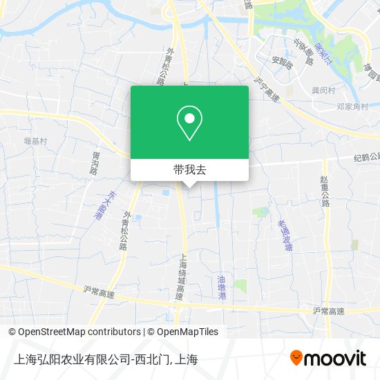 上海弘阳农业有限公司-西北门地图