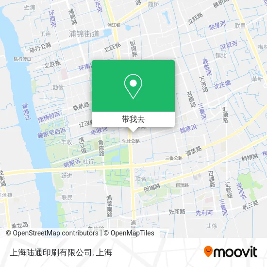 上海陆通印刷有限公司地图
