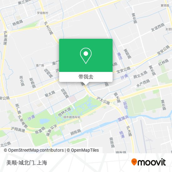 美顺-城北门地图