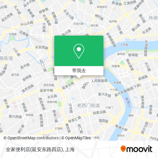 全家便利店(延安东路四店)地图