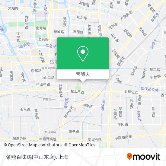 紫燕百味鸡(中山东店)地图