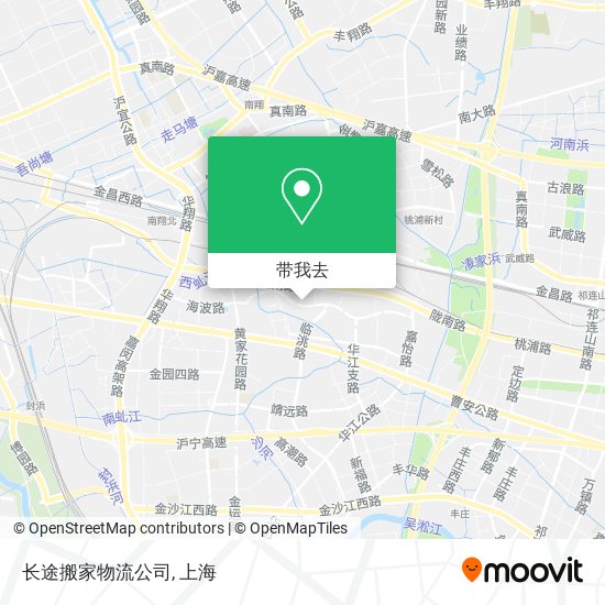 长途搬家物流公司地图