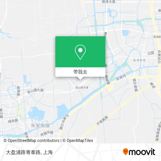 大盈浦路青泰路地图
