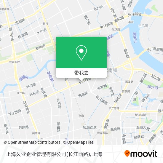 上海久业企业管理有限公司(长江西路)地图