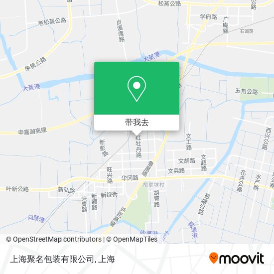 上海聚名包装有限公司地图