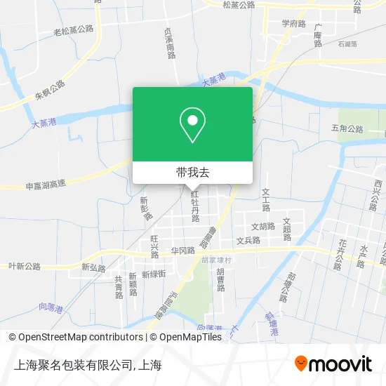上海聚名包装有限公司地图