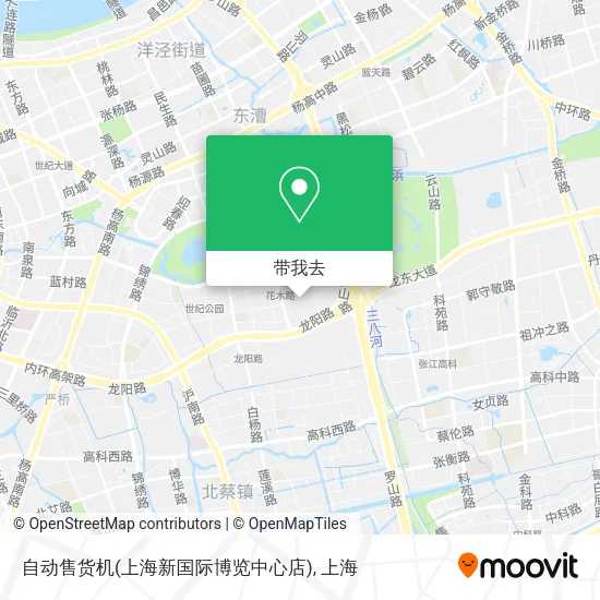 自动售货机(上海新国际博览中心店)地图