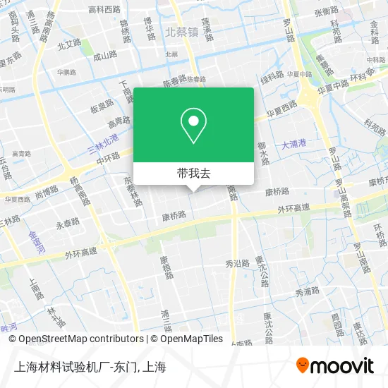 上海材料试验机厂-东门地图