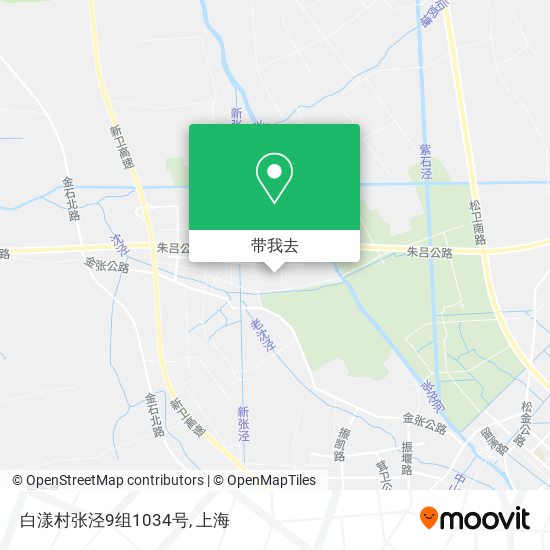 白漾村张泾9组1034号地图