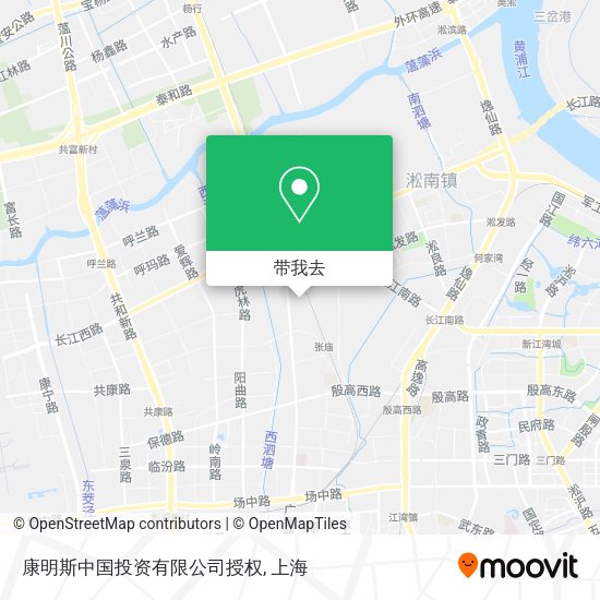 康明斯中国投资有限公司授权地图