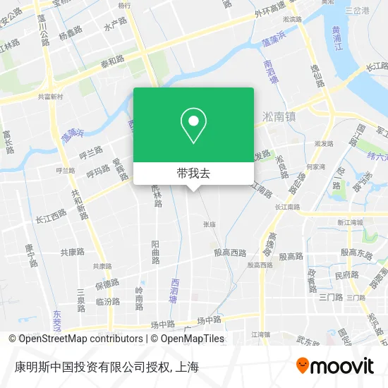 康明斯中国投资有限公司授权地图