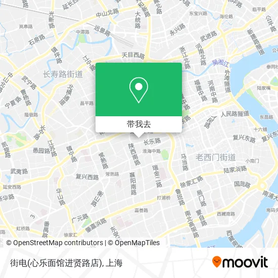 街电(心乐面馆进贤路店)地图