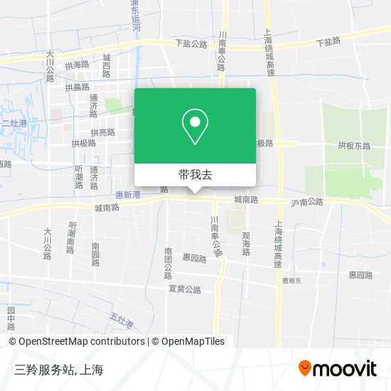 三羚服务站地图