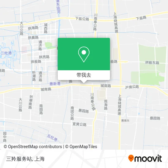 三羚服务站地图