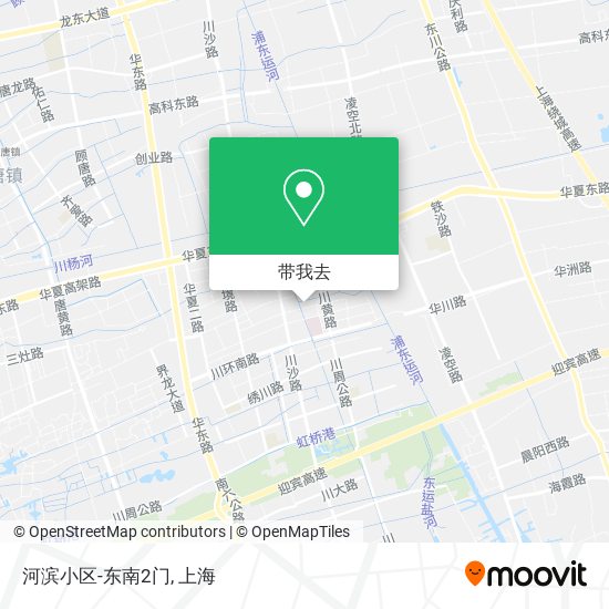 河滨小区-东南2门地图