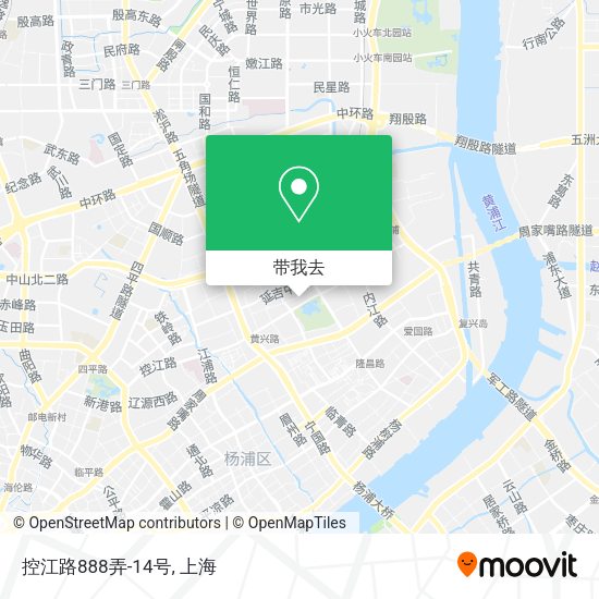 控江路888弄-14号地图