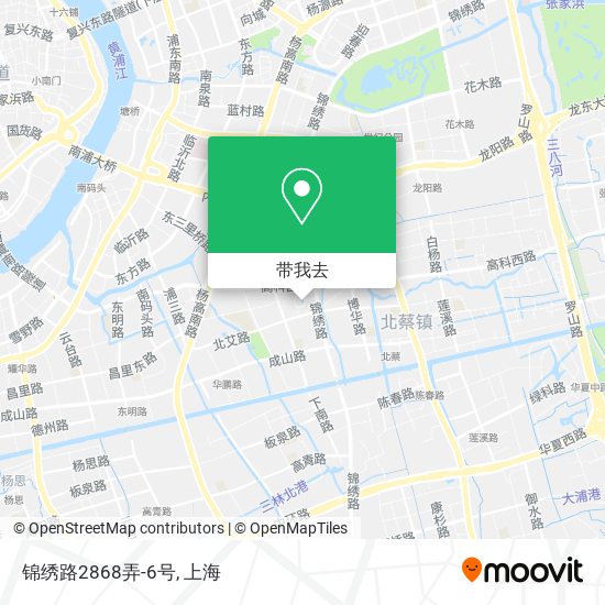 锦绣路2868弄-6号地图