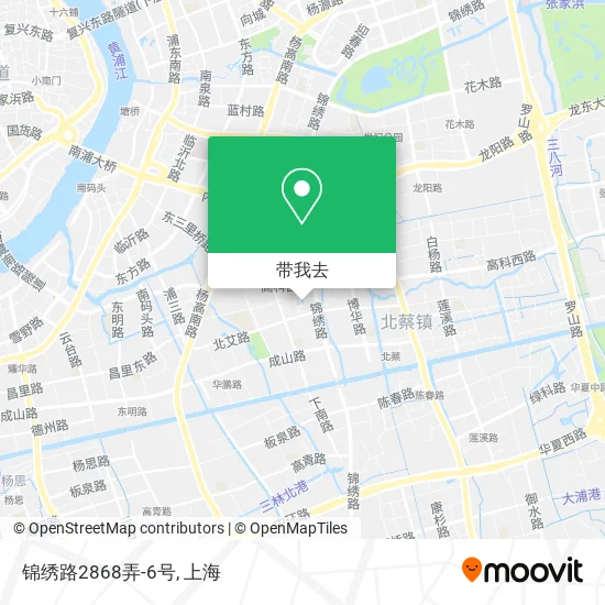 锦绣路2868弄-6号地图