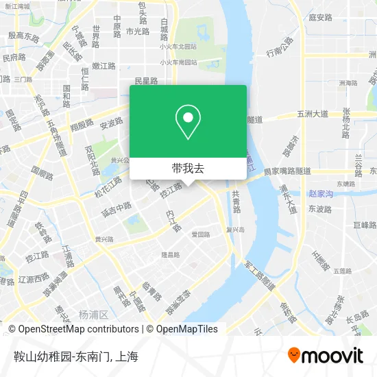 鞍山幼稚园-东南门地图