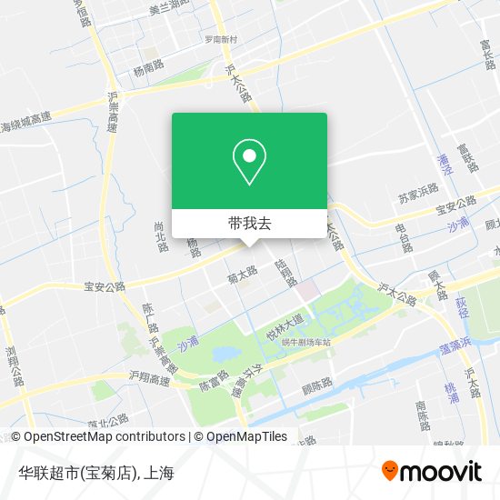 华联超市(宝菊店)地图