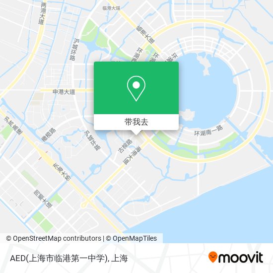 AED(上海市临港第一中学)地图