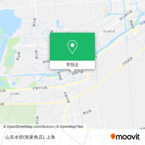 山东水饺(朱家角店)地图