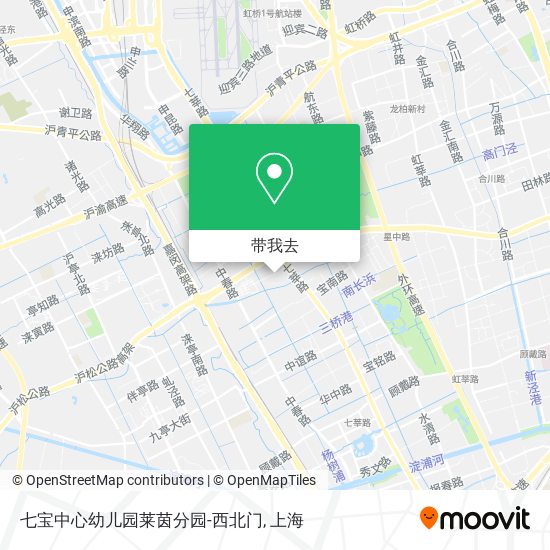 七宝中心幼儿园莱茵分园-西北门地图