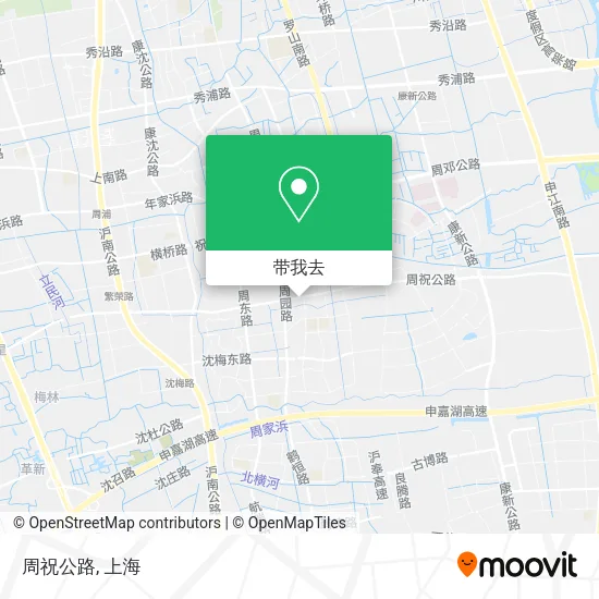 周祝公路地图