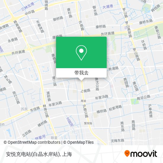 安悦充电站(白晶水岸站)地图