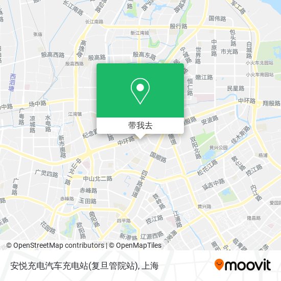 安悦充电汽车充电站(复旦管院站)地图