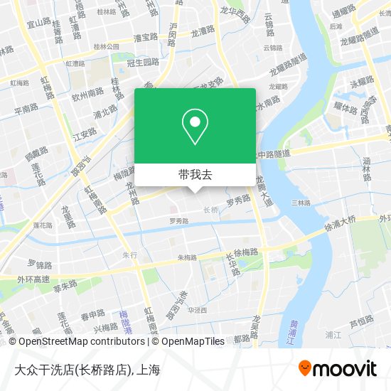 大众干洗店(长桥路店)地图