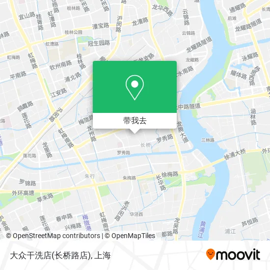 大众干洗店(长桥路店)地图